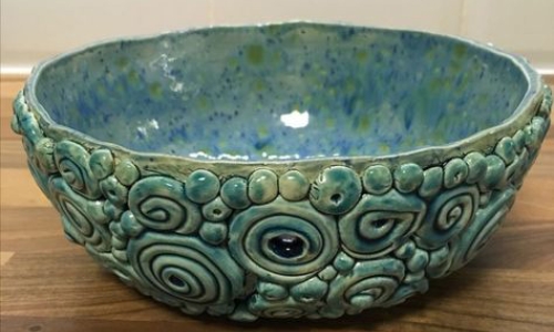 Kínálótál vagy kaspó készítő workshop