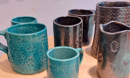 TE és a TEA - kerámia teáskészlet